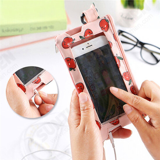 Multifunctional Earphone Jack Touch Screen Purse Phone Wallet for Phone Under 4.7-inch Multifunctional Earphone Jack Touch Screen Purse Phone Wallet for Phone Under 4.7-inch