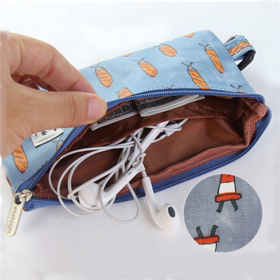 Multifunctional Earphone Jack Touch Screen Purse Phone Wallet for Phone Under 4.7-inch