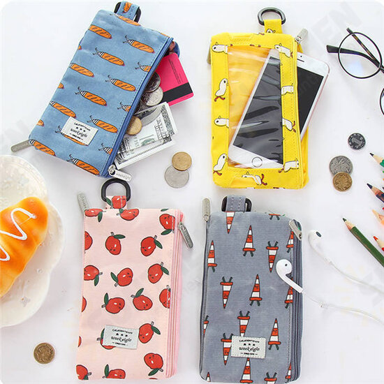 Multifunctional Earphone Jack Touch Screen Purse Phone Wallet for Phone Under 4.7-inch Multifunctional Earphone Jack Touch Screen Purse Phone Wallet for Phone Under 4.7-inch
