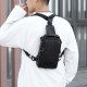 Multifunctional Men's Shoulder Bag with USB Charging Port Macbook Storage Messenger Bag Chest Bag Mobile Phone Bag