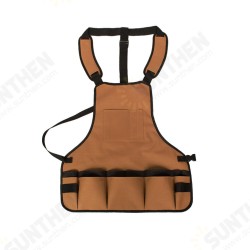 Multifunctional Multi-Pocket Garden Tools Mobile Phone Storage Cooking Barbecue Apron Multifunctional Multi-Pocket Garden Tools Mobile Phone Storage Cooking Barbecue Apron