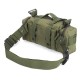 Multifunctional Outdoor Sports Hiking with Zippers Nylon Oxford Cloth Tactical Shoulder Bag Waist Pack Handbag