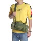 Multifunctional Outdoor Sports Hiking with Zippers Nylon Oxford Cloth Tactical Shoulder Bag Waist Pack Handbag