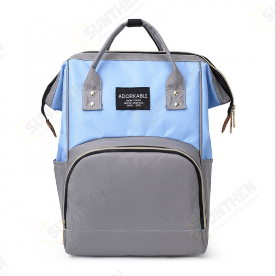 Multifunctional Waterproof Large Capacity Nappy Storage Mummy Bag Backpack For Mom Outdoors Travel Multifunctional Waterproof Large Capacity Nappy Storage Mummy Bag Backpack For Mom Outdoors Travel