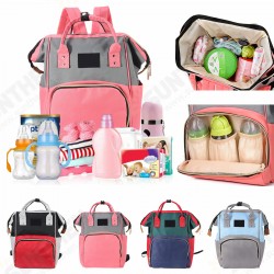 Multifunctional Waterproof Large Capacity Nappy Storage Mummy Bag Backpack For Mom Outdoors Travel Multifunctional Waterproof Large Capacity Nappy Storage Mummy Bag Backpack For Mom Outdoors Travel