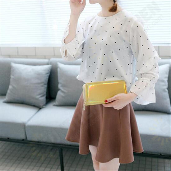 Multifunctional Women Laser PU Leather Long Wallet Card Purse Phone Bag for Phone under 6.5 inches Multifunctional Women Laser PU Leather Long Wallet Card Purse Phone Bag for Phone under 6.5 inches