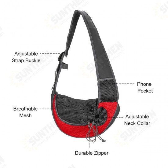 Outdoor Breathable Pet Puppy Dog Carry Shoulder Carrier Bag with Mobile Phone Storage Pack Outdoor Breathable Pet Puppy Dog Carry Shoulder Carrier Bag with Mobile Phone Storage Pack