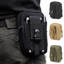 Outdoor Multi-Functional Tactical Waist Pack Bag Oxford Cloth Waterproof Running Belt Sports Storage Bag