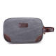 Outdoor Portable Canvas Large Capacity Accessory Storage Bag USB Cable Earphone Collection Pouch