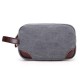 Outdoor Portable Canvas Large Capacity Accessory Storage Bag USB Cable Earphone Collection Pouch