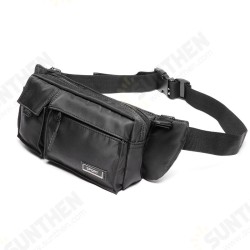 Outdoor Sport Multifunctional Multi-Pockets Waterproof Oxford Cloth Adjustable Belt Waist Pack Crossbody Shoulder Bag