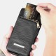 6.5 inch Multifunction Magnetic Flip Multi-Pocket PU Leather Mobile Phone Storage Bag Wallet Waist Pack