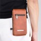 6.5 inch Multifunction Magnetic Flip Multi-Pocket PU Leather Mobile Phone Storage Bag Wallet Waist Pack