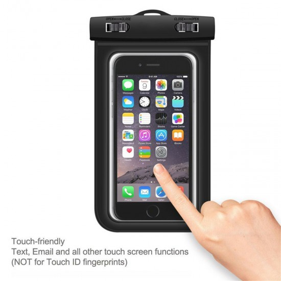 Portable HD Touch Screen Mobile Phone Waterproof Dry Bags Swimming Ski Sports Packs for iPhone Devices below 5.5 inch