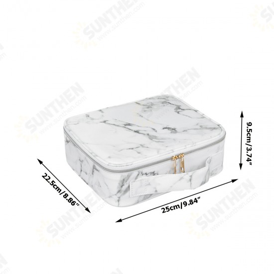 Portable Large Capacity Multi-Grid Cosmetic Make Up Nail Toiletry Travel Carry Bag Storage Bag Beauty Box