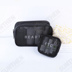 Portable S/ L Office Travel Translucent U Disk Earphone Makeup Storage Bag Portable S/ L Office Travel Translucent U Disk Earphone Makeup Storage Bag