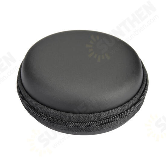 Small Round Carrying Storage Bag Case For Earphone Cable