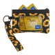 Sunflower Pattern Fashion with Zipper PVC Window Female Coin Pouch Small Change Bags Purse