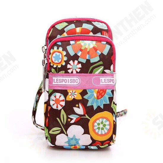 Multifunctional Three-Layers Wallet Case Detachable Strap Sport Arm Bag for under 5.3 inches Phone Multifunctional Three-Layers Wallet Case Detachable Strap Sport Arm Bag for under 5.3 inches Phone