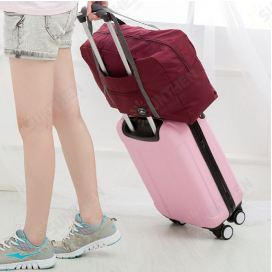 Travel Shopping Waterproof Foldable Shoulder Bag Finishing Bag Luggage Bag Storage Bag