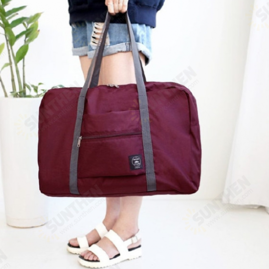 Travel Shopping Waterproof Foldable Shoulder Bag Finishing Bag Luggage Bag Storage Bag