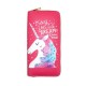 Universal Colorful Zipper Bag Unicorn Phone Wallet Purse for Phone Under 5.5 inches