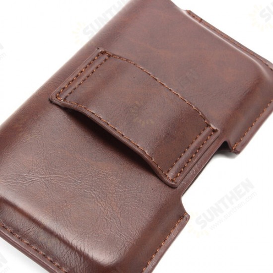 Universal Leather Wallet Pouch Waist Bag Case For Phone From 5.1 to 6.3 inch