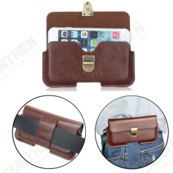 Universal Leather Wallet Pouch Waist Bag Case For Phone From 5.1 to 6.3 inch Universal Leather Wallet Pouch Waist Bag Case For Phone From 5.1 to 6.3 inch