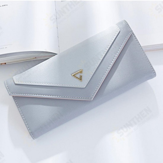 Universal Multi-layer Envelope Design Long Purse Phone Wallet Clutch Bag For Phone Under 5 inches