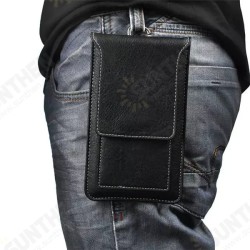 Universal Multifunctional Leather Phone Bag Metal Hook Waist Bag for Phone Under 5.5 inches Universal Multifunctional Leather Phone Bag Metal Hook Waist Bag for Phone Under 5.5 inches
