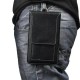 Universal Multifunctional Leather Phone Bag Metal Hook Waist Bag for Phone Under 5.5 inches