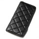 Universal PU Leather Clover Ornament Classic Diamond Lattice Phone Wallet for Phone Under 6.0-inch