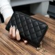 Universal PU Leather Clover Ornament Classic Diamond Lattice Phone Wallet for Phone Under 6.0-inch