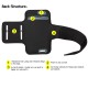 Universal Sports Elastic Armband Sweatproof Touch Screen Mobile Phone Arm Bags with Earphone Port for Phones below 4.7 inch