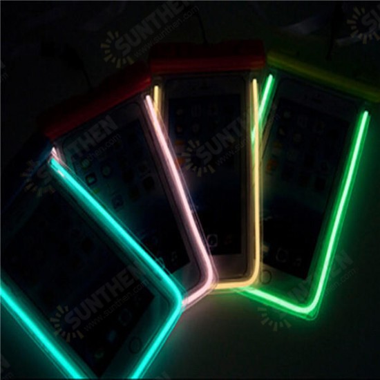 Universal Waterproof Fluorescent Under Water Pouch Case Cover For Mobile Phones