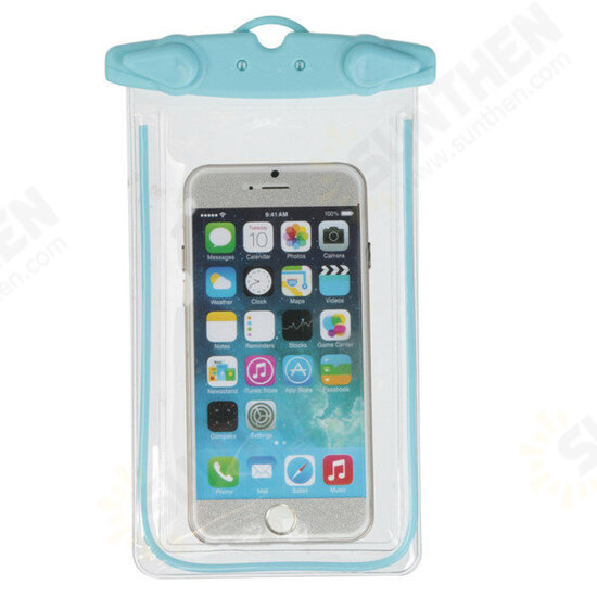 Universal Waterproof Fluorescent Under Water Pouch Case Cover For Mobile Phones