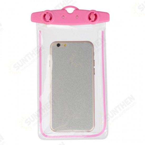 Universal Waterproof Fluorescent Under Water Pouch Case Cover For Mobile Phones Universal Waterproof Fluorescent Under Water Pouch Case Cover For Mobile Phones