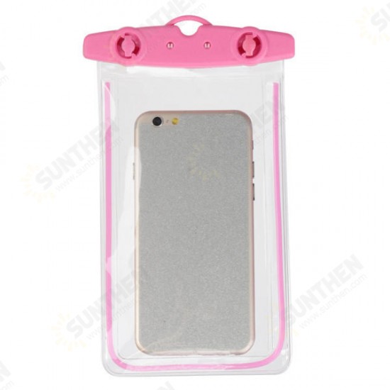 Universal Waterproof Fluorescent Under Water Pouch Case Cover For Mobile Phones