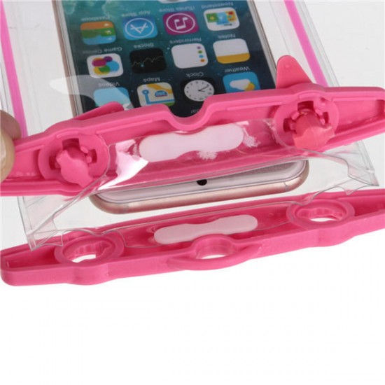 Universal Waterproof Fluorescent Under Water Pouch Case Cover For Mobile Phones