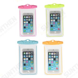 Universal Waterproof Fluorescent Under Water Pouch Case Cover For Mobile Phones