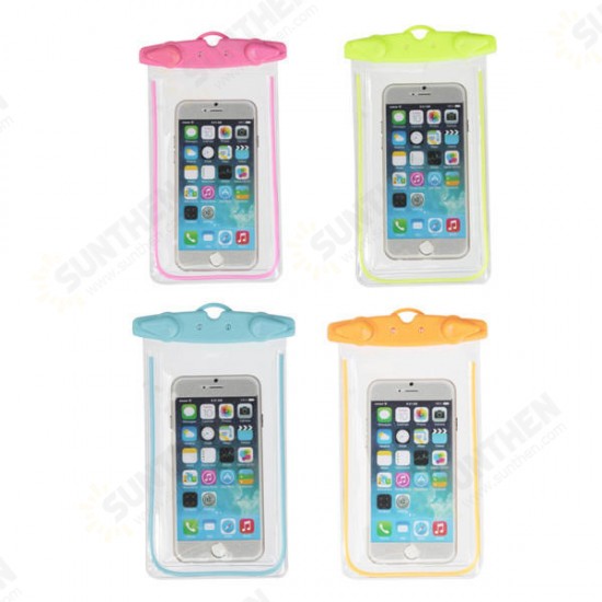 Universal Waterproof Fluorescent Under Water Pouch Case Cover For Mobile Phones