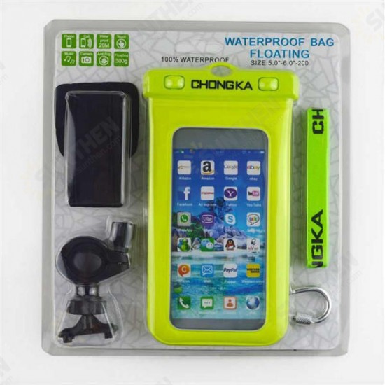 Universal Waterproof Phone Bag Armband Cycling Holder For 5-6 Inch