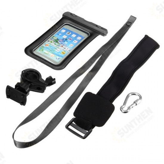 Universal Waterproof Phone Bag Armband Cycling Holder For 5-6 Inch