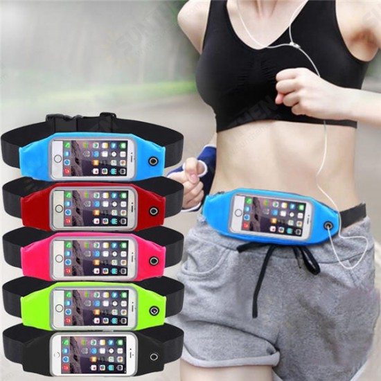 Universal Waterproof Waist Phone Bag Case Sport GYM Outdoor Workout for iPhone 7 7 Plus Xiaomi