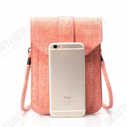 Universal Women Mini Vertical PU Shoulder Bag Crossbody Wallet For Phone Under 6.3 Inch Universal Women Mini Vertical PU Shoulder Bag Crossbody Wallet For Phone Under 6.3 Inch