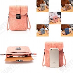 Universal Women Mini Vertical PU Shoulder Bag Crossbody Wallet For Phone Under 6.3 Inch Universal Women Mini Vertical PU Shoulder Bag Crossbody Wallet For Phone Under 6.3 Inch