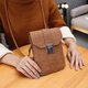 Universal Women Mini Vertical PU Shoulder Bag Crossbody Wallet For Phone Under 6.3 Inch