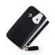Universal Zipper Cartootn Whale Long Purse Phone Wallet Bag for Phone Under 5.2 inches