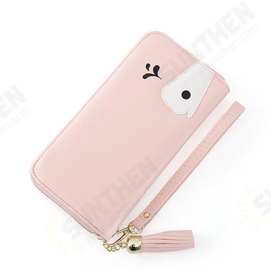 Universal Zipper Cartootn Whale Long Purse Phone Wallet Bag for Phone Under 5.2 inches Universal Zipper Cartootn Whale Long Purse Phone Wallet Bag for Phone Under 5.2 inches