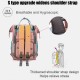 [Upgrade Version] Large Capacity Outdoor Trip Travel Diaper Storage with USB Charging Port Mummy Bag Backpack